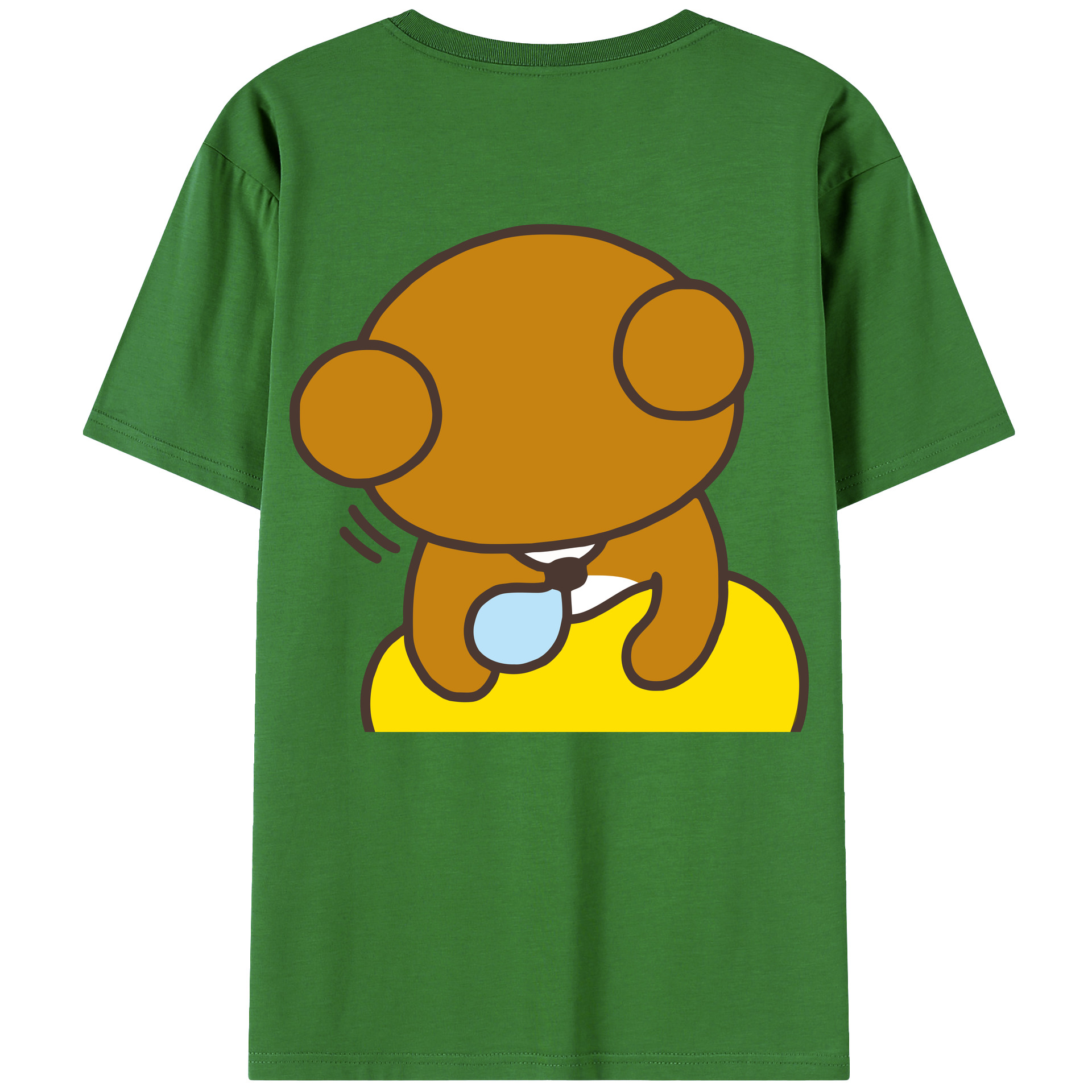 （画像用） リラックマ リラックマ キイロイトリ Rilakkuma Korilakkuma Kiiroitori レディース半袖Tシャツ(バックプリント)